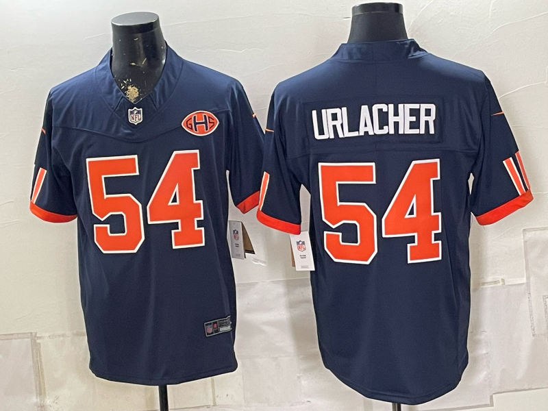 Men 2026 Chicago Bears #54 Urlacher blue Nike Limited NFL Jersey 0903002